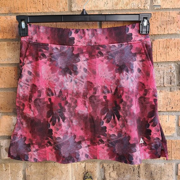 BERMUDA SANDS Pink Print GOLF SKORT Travel Casual Active Size S - Picture 8 of 8